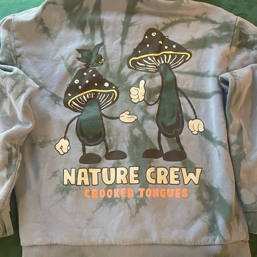 Nature Crew Crooked Tongues Mushroom Hoodie